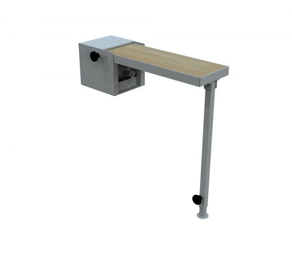 Fold Down Work Bench with Support Leg